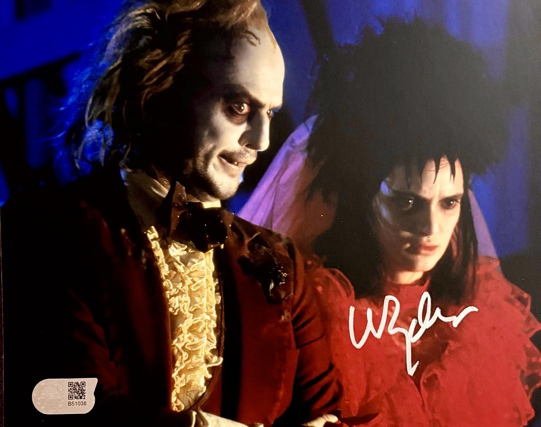 Winona Ryder signed 8x10 (Beetlejuice) - SWAU COA *RARE*